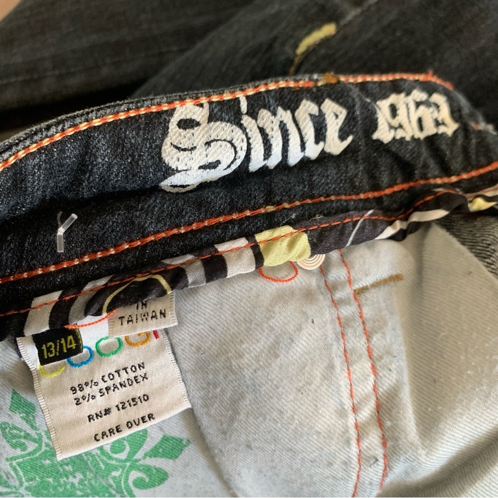 Vintage Coogi Dark Wash Women’s Embroidered Jeans Size 13/14 - Picture 9 of 16